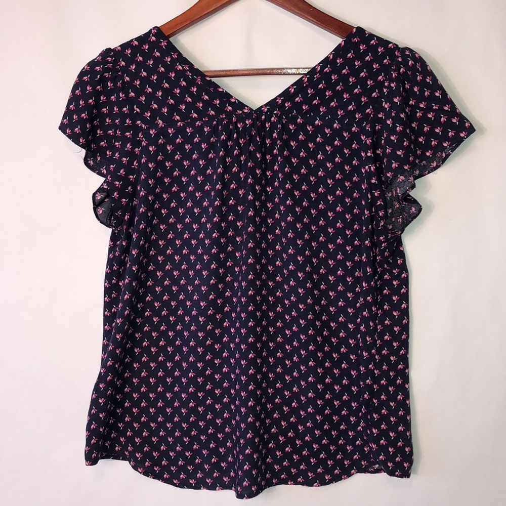 Fun 2 Fun cap sleeve top sz S - Picture 4 of 5